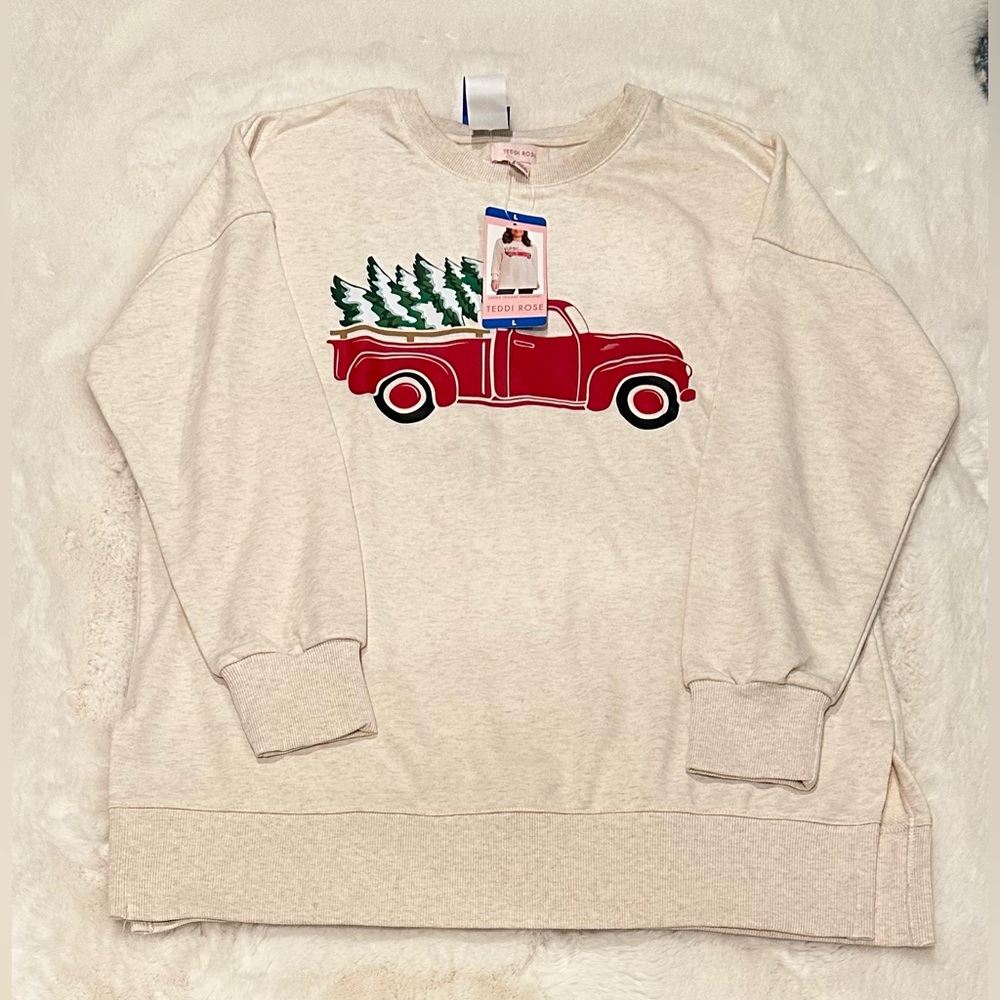 Teddi Rose Ladies' Holiday Crewneck Pullover - Picture 5 of 9